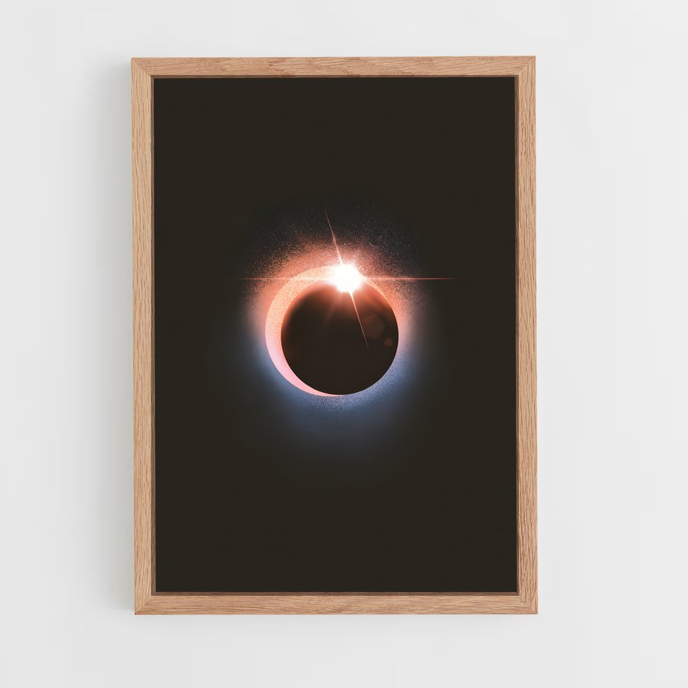 Poster magnifique éclipse lunaire – affiche Univers (vue 4)